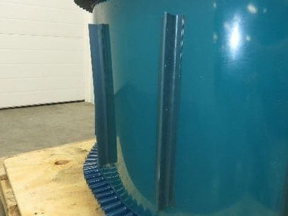 Incline Elevator Conveyor Belt Endless Green PVC Side-Wall Cleated 22.6"W x 47'L