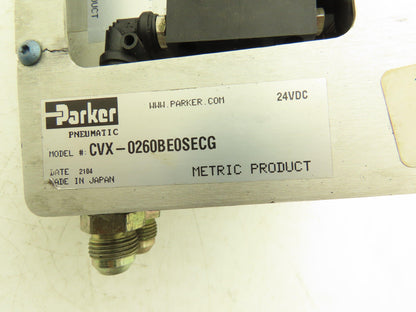 Parker CVX-0260BE0SECG Vacuum Generator 2-Channel 70psi 24vdc