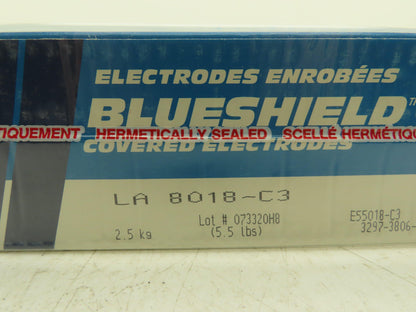 Blueshield E55018-C3 Steel Welding Rod Electrodes 3/32" x 12" LA 8018-C3 22Lb