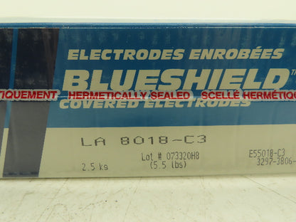 Blueshield E55018-C3 Steel Welding Rod Electrodes 3/32" x 12" LA 8018-C3 22Lb