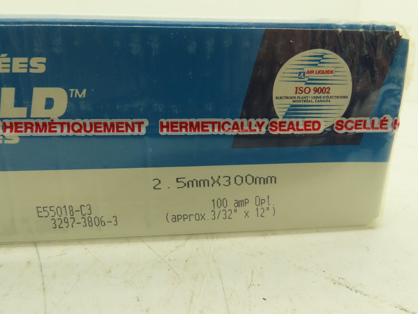 Blueshield E55018-C3 Steel Welding Rod Electrodes 3/32" x 12" LA 8018-C3 22Lb
