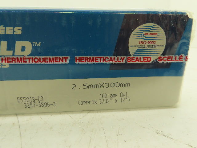 Blueshield E55018-C3 Steel Welding Rod Electrodes 3/32" x 12" LA 8018-C3 22Lb