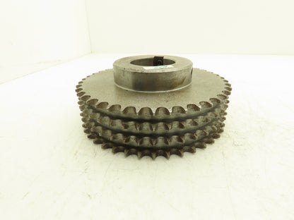 Browning MBF-9136 4-Row #50 Roller Chain Sprocket 42-Tooth 5/8" Pitch 65mm Bore