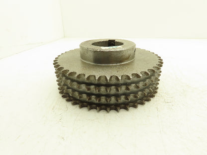 Browning MBF-9136 4-Row #50 Roller Chain Sprocket 42-Tooth 5/8" Pitch 65mm Bore