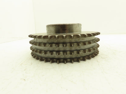 Browning MBF-9136 4-Row #50 Roller Chain Sprocket 42-Tooth 5/8" Pitch 65mm Bore