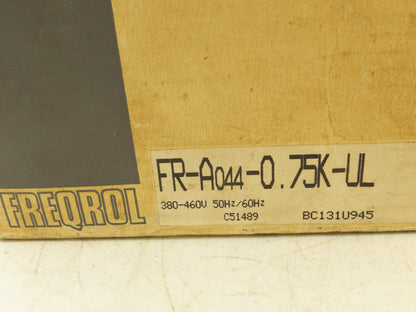 Mitsubishi FR-A044-0.75K-UL Inverter FREQROLA044 VFD AC Drive 3HP 380-460VAC 3PH