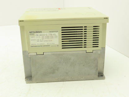 Mitsubishi FR-A044-0.75K-UL Inverter FREQROLA044 VFD AC Drive 3HP 380-460VAC 3PH