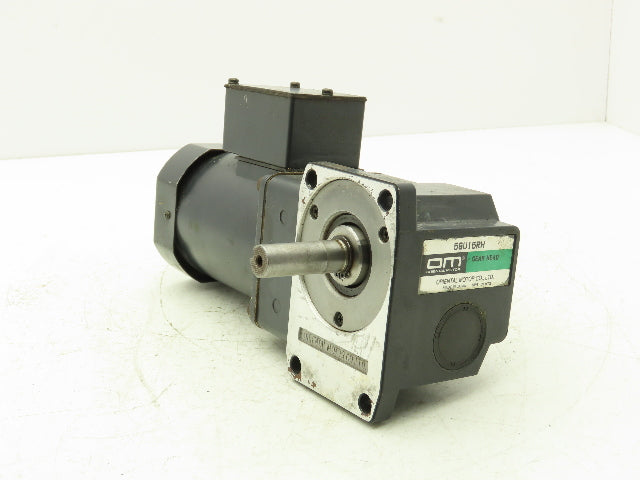 Oriental 5IK90GU-SH / 5GU15RH Gearmotor 15:1 Reducer 120rpm 1/8Hp 230v 3ph LH