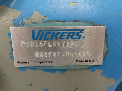 Vickers PVB15 FLSW Y30 C11 Hydraulic Piston Pump 15.7gpm @ 1800rpm