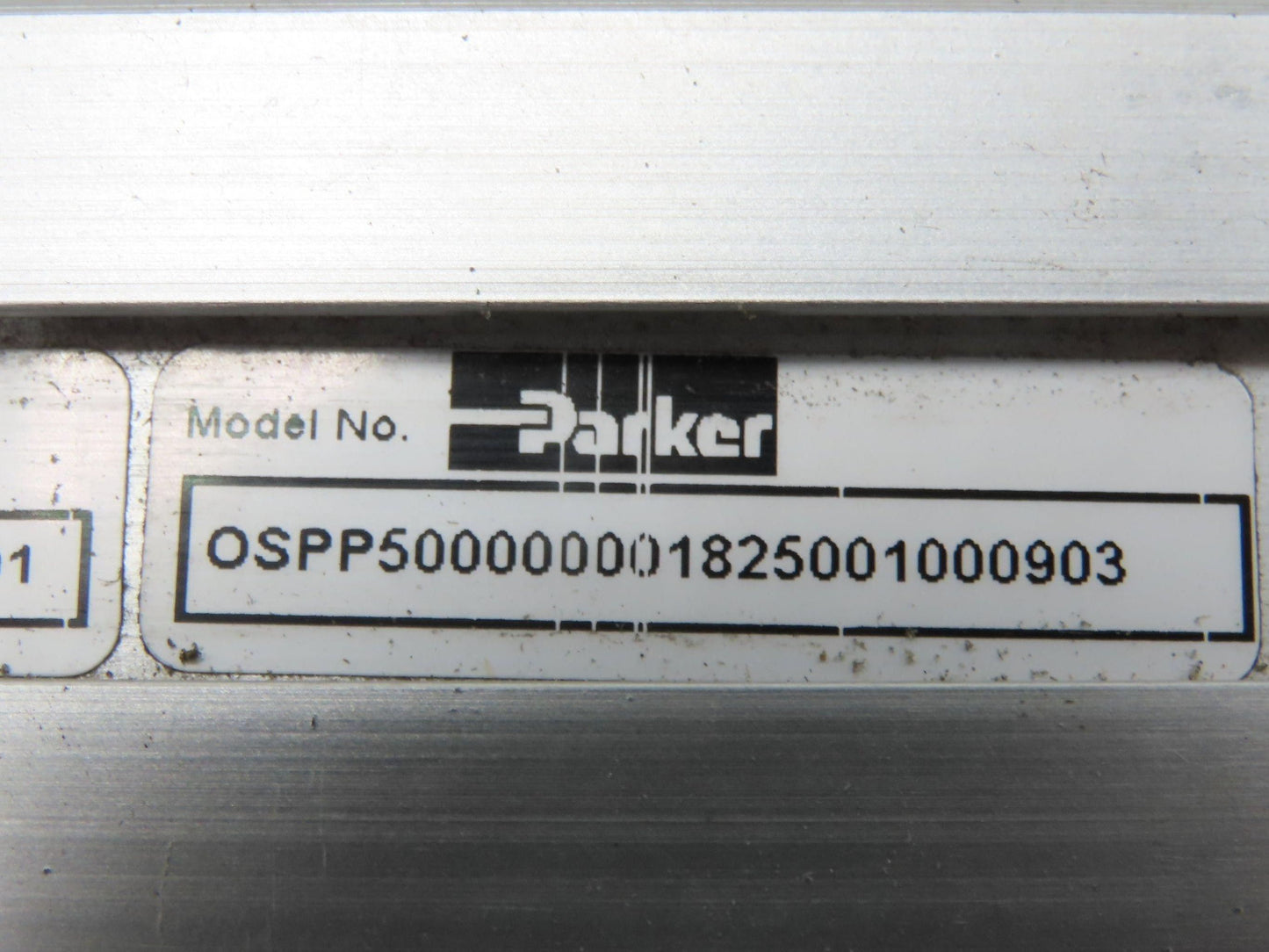 Parker OSP-P50 Rodless Pneumatic Slide Air Cylinder 1825mm Travel 50mm Bore