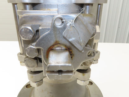 Flow-Tek 7011 Stainless Ball Valve 4" NPT x 6" Flanged Welded 1000 WOG CF8M