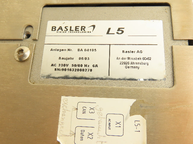 Basler L5 Machine Camera Optical Scanner KY-F55BE