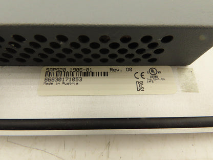B&R 5AP920.1906-01 Automation Panel 900 19" 24VDC 3.2A REV00 Missing Link Slot