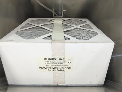 Fumex FA2SSD Dust Collector High Efficiency Air Cleaner Fume Extractor 120V 12A