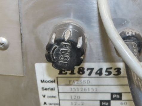 Fumex FA2SSD Dust Collector High Efficiency Air Cleaner Fume Extractor 120V 12A