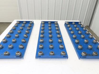 31"x 34.5" Ball Transfer Conveyor Table 4" Ball Centers Lot of 3-Inserts