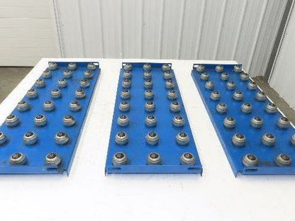 31"x 34.5" Ball Transfer Conveyor Table 4" Ball Centers Lot of 3-Inserts