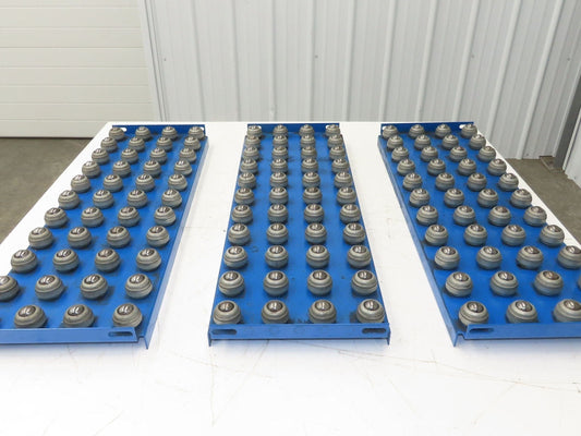 33"x 34" Ball Transfer Conveyor Table 3" Ball Centers Lot of 3-Inserts