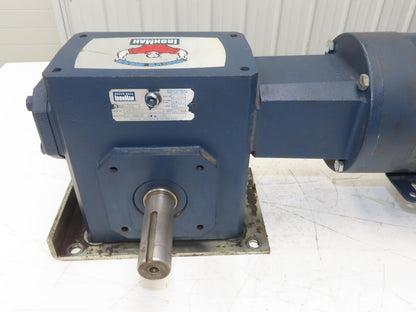 Leeson G121051.00 Brake Gear Motor 1.5Hp 230/460V 3PH Ironman 40:1 Reducer 44rpm
