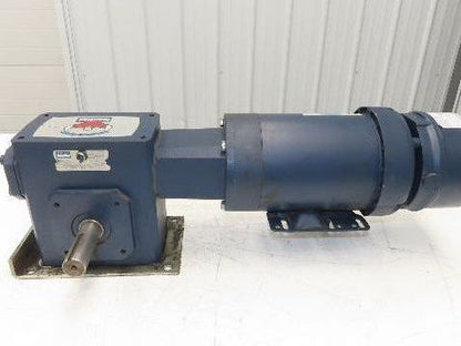 Leeson G121051.00 Brake Gear Motor 1.5Hp 230/460V 3PH Ironman 40:1 Reducer 44rpm