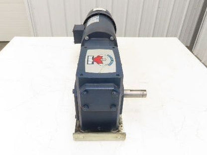 Leeson G121051.00 Brake Gear Motor 1.5Hp 230/460V 3PH Ironman 40:1 Reducer 44rpm
