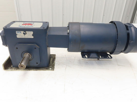 Leeson G121051.00 Brake Gear Motor 1.5Hp 230/460V 3PH Ironman 40:1 Reducer 44rpm