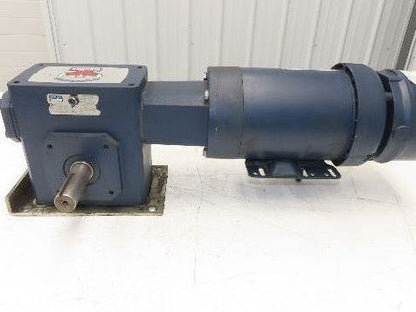 Leeson G121051.00 Brake Gear Motor 1.5Hp 230/460V 3PH Ironman 40:1 Reducer 44rpm