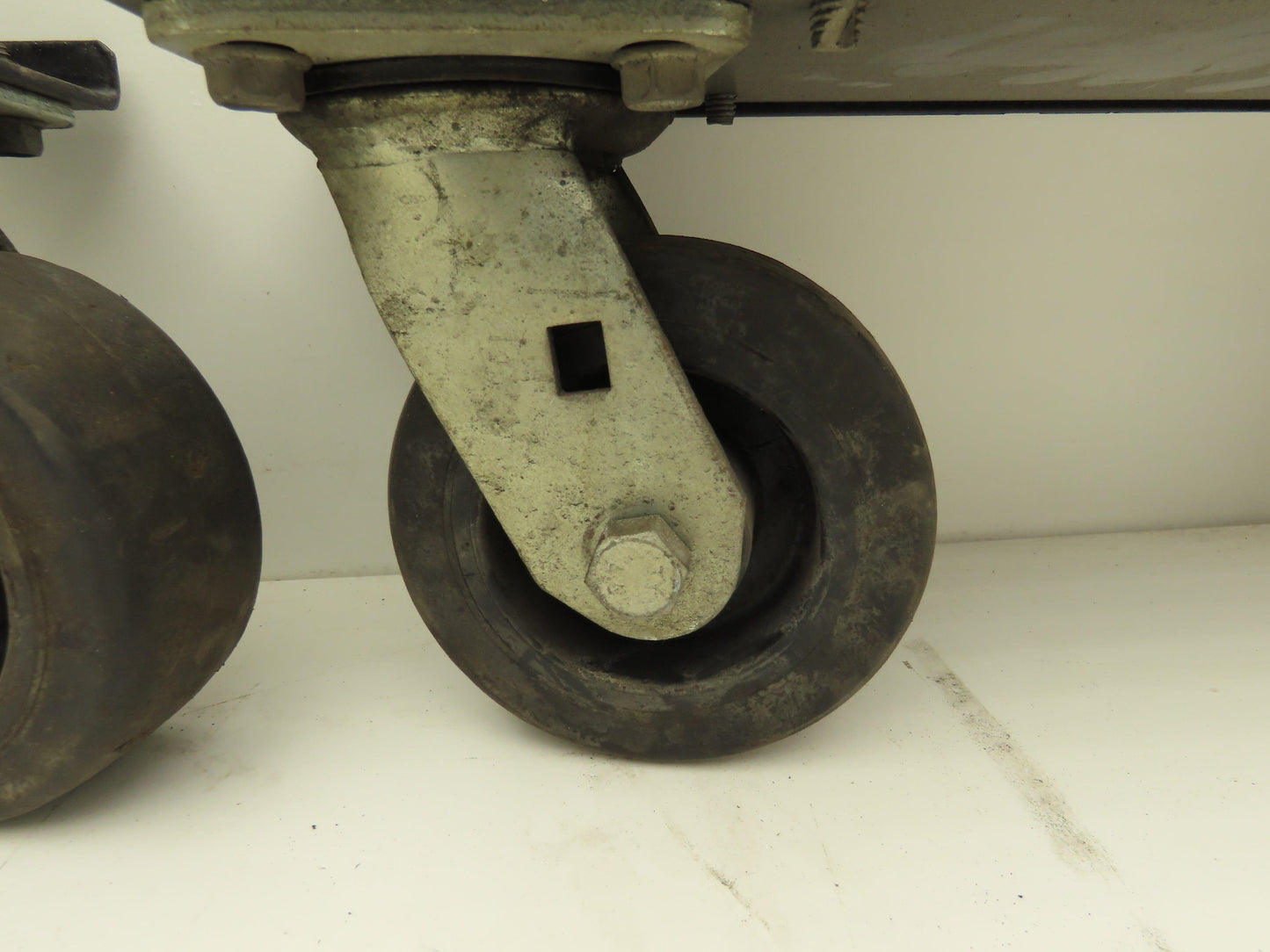 Lincoln Electric Powerwave Front Caster Wheels With Brackets For Welder Lot of 2