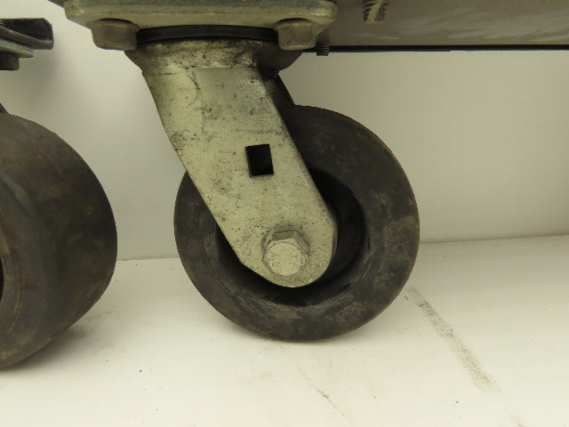 Lincoln Electric Powerwave Front Caster Wheels With Brackets For Welder Lot of 2