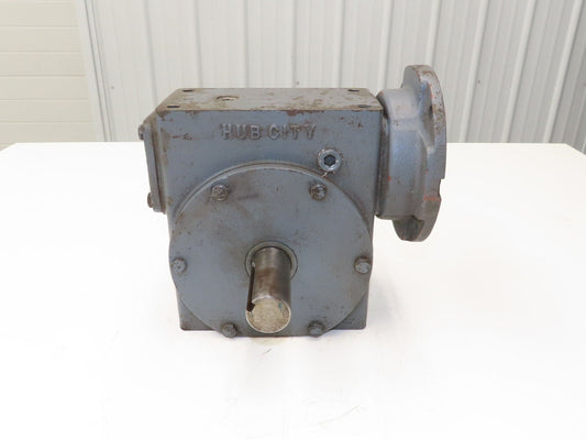 Hub City 324 Worm Gearbox 15:1 Reducer 6Hp 117rpm 143TC LH Output