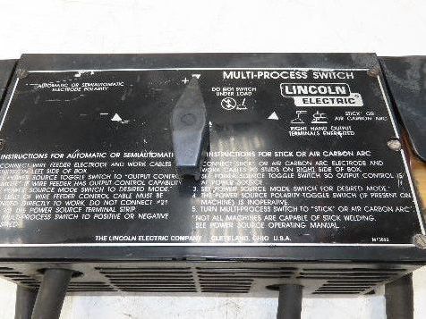 Lincoln Electric K804-1 Multi-Process Switch DC400 or DC600