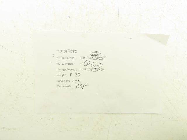 Fimec H90L2VE Metric AC Motor 2.6kW 3400 RPM 230/460V 3PH IEC 90 Frame