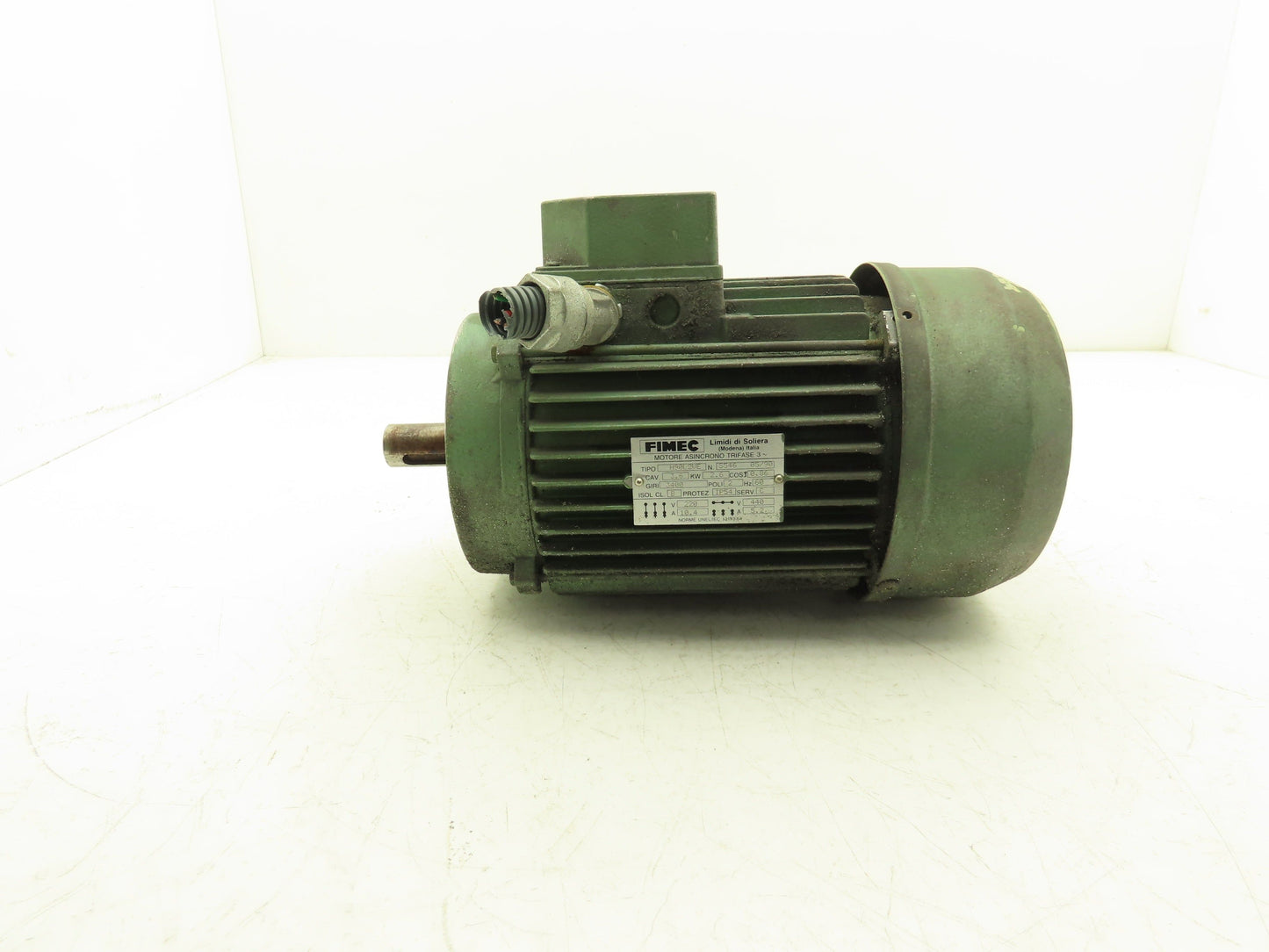 Fimec H90L2VE Metric AC Motor 2.6kW 3400 RPM 230/460V 3PH IEC 90 Frame