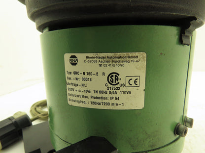 RNA Rhein-Nadel Automation SRC-N 160-2 Vibratory Stepped Bowl Feeder 200V