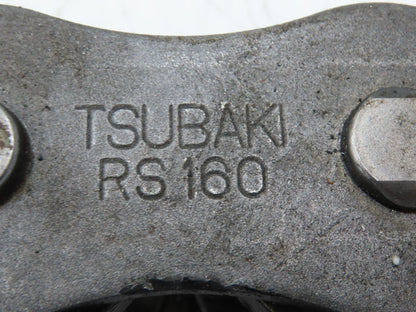 Tsubaki RS160 #160 Roller Chain 2" Pitch Riveted 1-Strand 60 Links