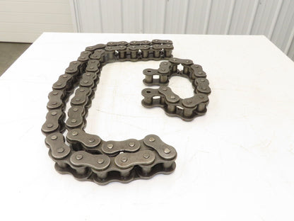 Tsubaki RS160 #160 Roller Chain 2" Pitch Riveted 1-Strand 60 Links