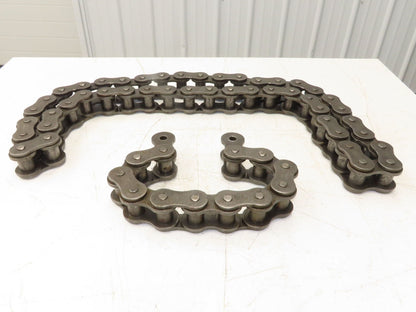 Tsubaki RS160 #160 Roller Chain 2" Pitch Riveted 1-Strand 60 Links