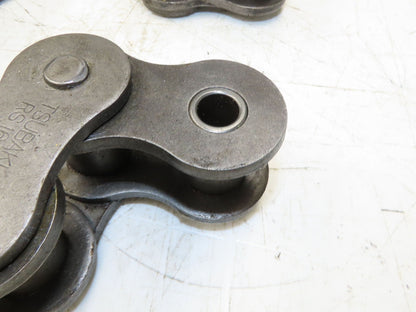 Tsubaki RS160 #160 Roller Chain 2" Pitch Riveted 1-Strand 60 Links
