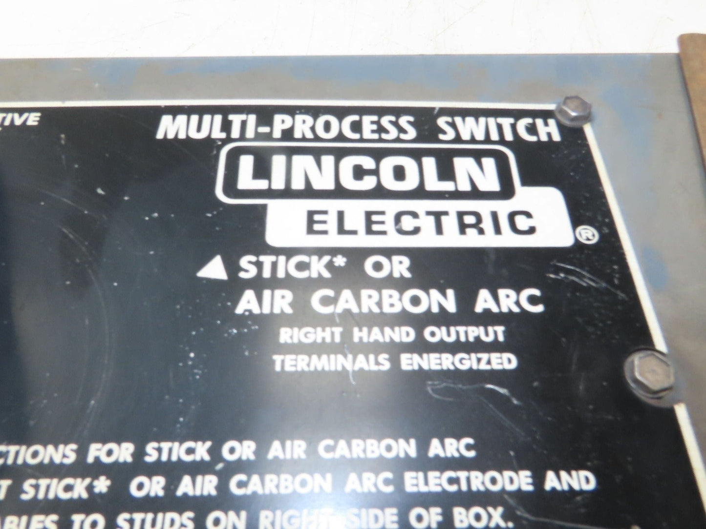 Lincoln Electric K804-1 Multi-Process Switch DC400 or DC600