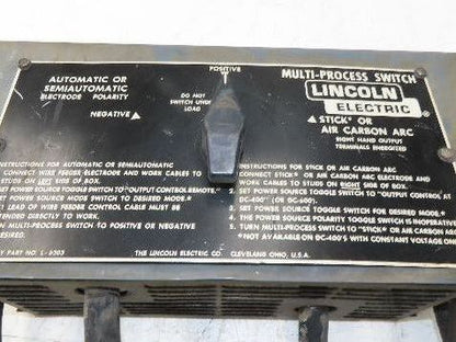 Lincoln Electric K804-1 Multi-Process Switch DC400 or DC600