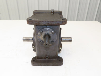 Browning 237U1-LR60 Worm Gearbox 60:1 Reducer .63Hp 29rpm Dual Output