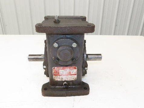Browning 237U1-LR60 Worm Gearbox 60:1 Reducer .63Hp 29rpm Dual Output