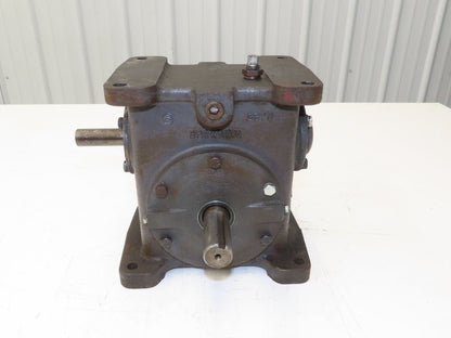 Browning 237U1-LR60 Worm Gearbox 60:1 Reducer .63Hp 29rpm Dual Output