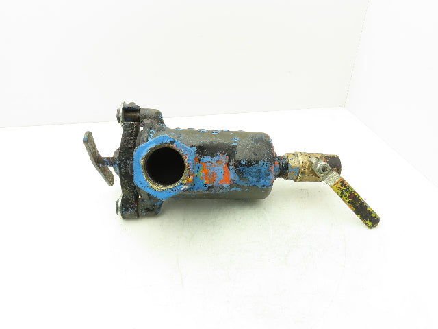 Hayward Model 72 Simplex 2" NPT Inline Basket Strainer Cast Iron 200 PSI