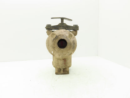 Hayward Model 72 Simplex 2" Inline Basket Strainer Bronze 200 PSI Flanged