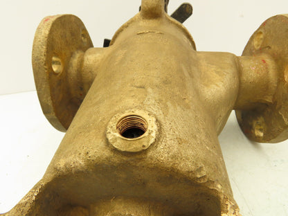 Hayward Model 72 Simplex 2" Inline Basket Strainer Bronze 200 PSI Flanged