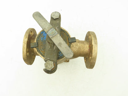 Hayward Model 72 Simplex 2" Inline Basket Strainer Bronze 200 PSI Flanged