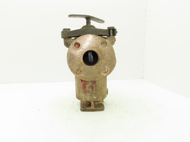 Hayward Model 72 Simplex 2" Inline Basket Strainer Bronze 200 PSI Flanged