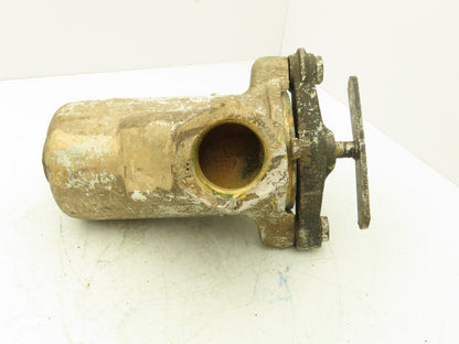 Hayward Model 72 Simplex 2" NPT Inline Basket Strainer Bronze 200 PSI