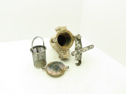 Hayward Model 72 Simplex 2" NPT Inline Basket Strainer Bronze 200 PSI